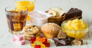 A variety of processed sweets, such as cookies and chocolate, which often fuel a cycle of sugar addiction.