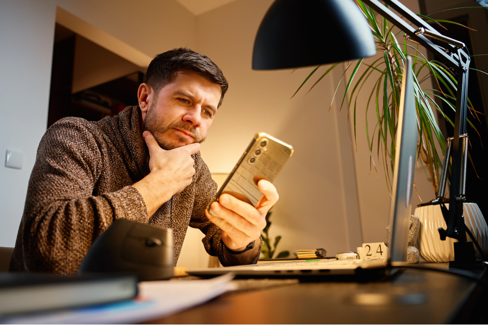 Overwhelmed person looking at complex health trends instead of focusing on nutrition basics